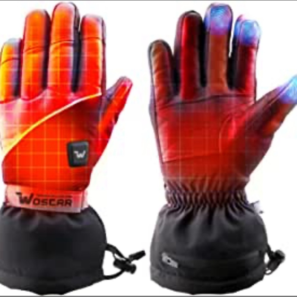 Wostar Electric Heated Gloves Mens New in box, size LARGE.